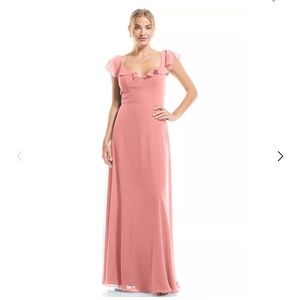 Coral bridesmaid dress